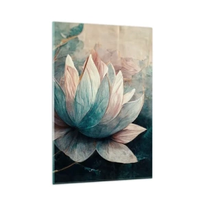 Tablou pe sticlă - Stele de lac - 80x120 cm