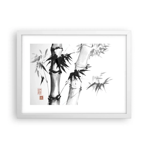 Poster în ramă albă - Primul-plan al Orientului - 40x30 cm