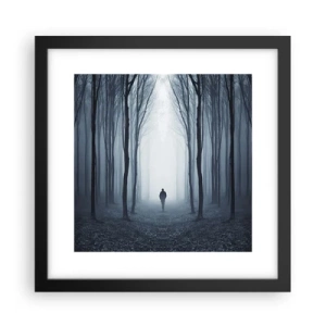 Poster în ramă neagră - Și totul este simplu și clar - 30x30 cm