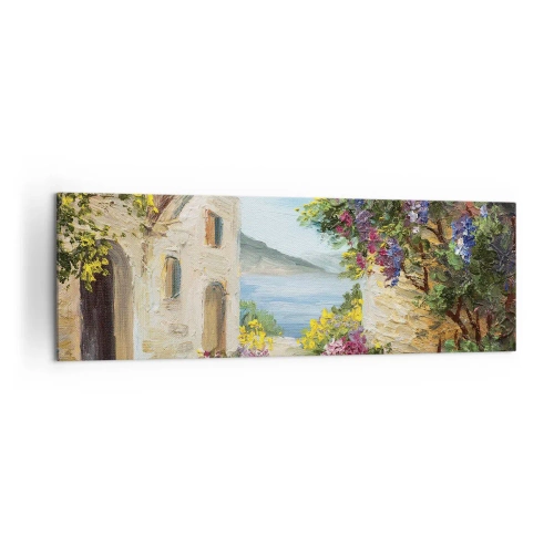 Tablou pe pânză - Farmecul peisajului de coastă - 160x50 cm
