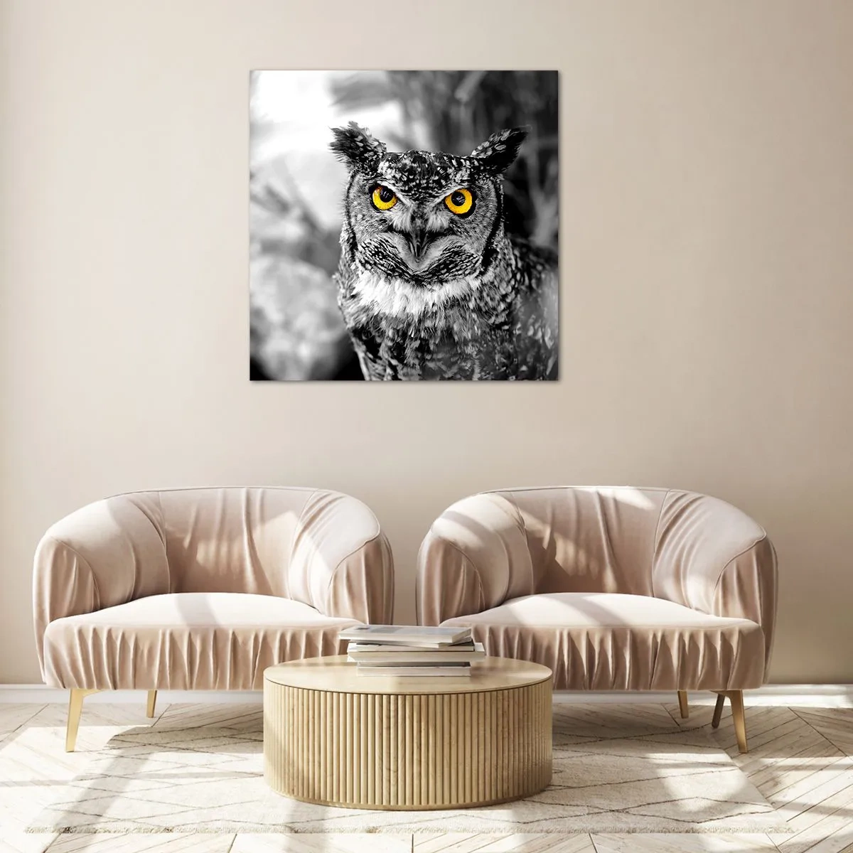 Tablou pe sticlă - Nimic nu poate fi ascuns - 30x30 cm