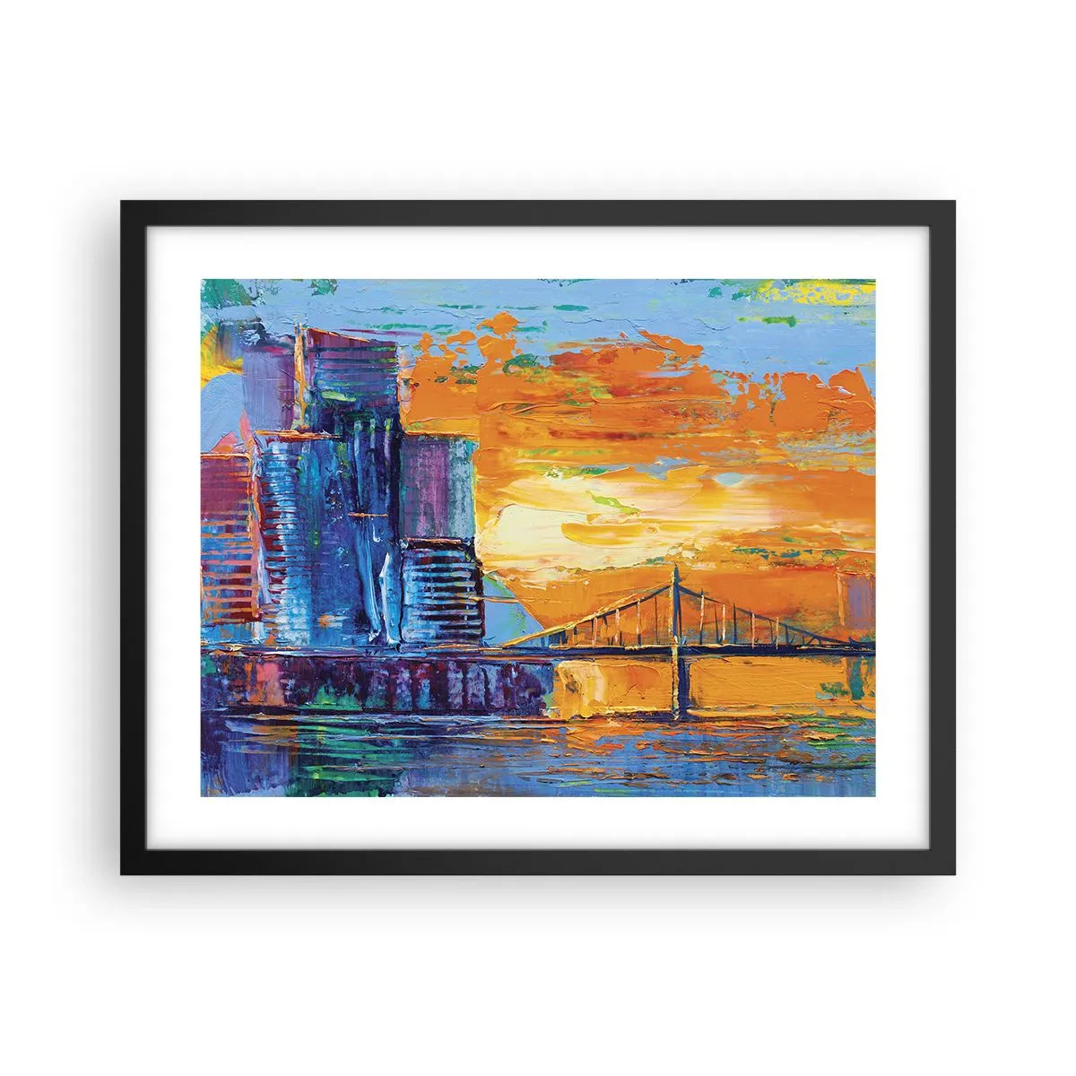 Poster în ramă neagră - Cultură și natură - 50x40 cm