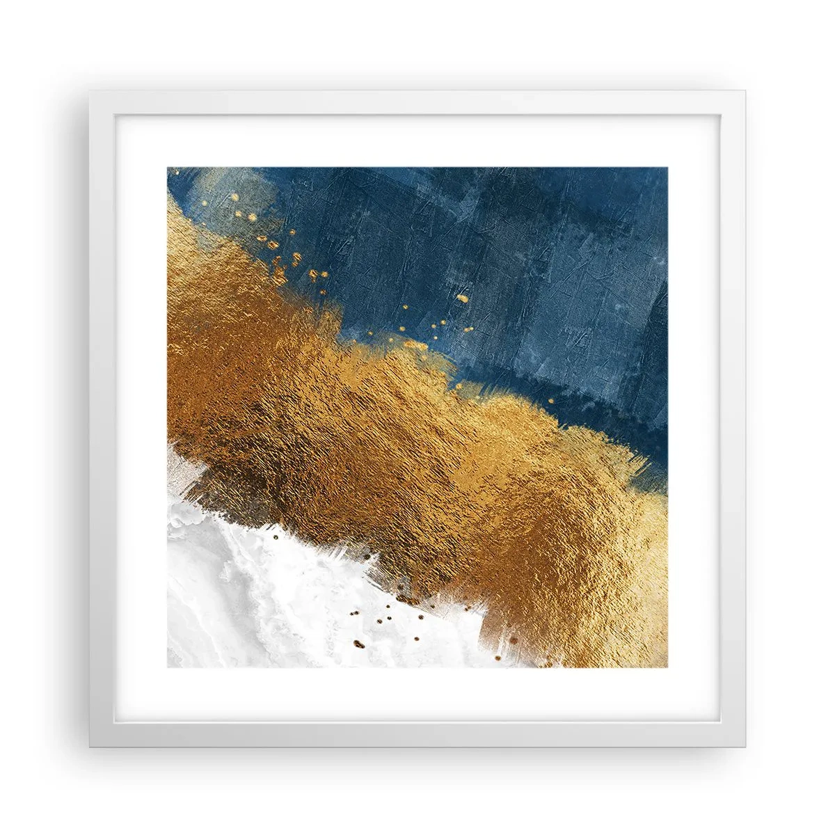 Poster în ramă albă - Culorile verii - 40x40 cm