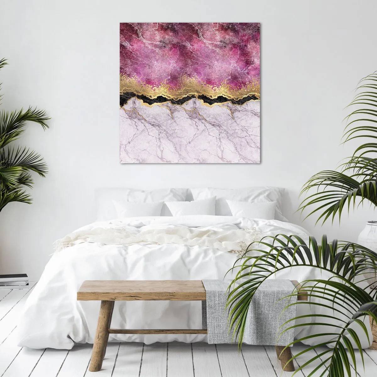 Tablou pe pânză - La graniță - 30x30 cm