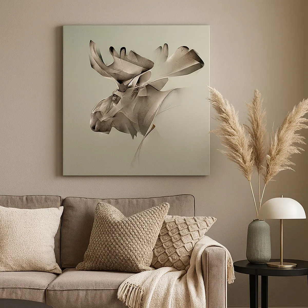 Tablou pe pânză - Puterea blândă a calmului - 30x30 cm