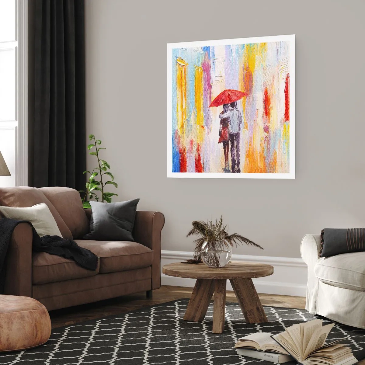 Poster - Să plouă în continuare - 30x30 cm