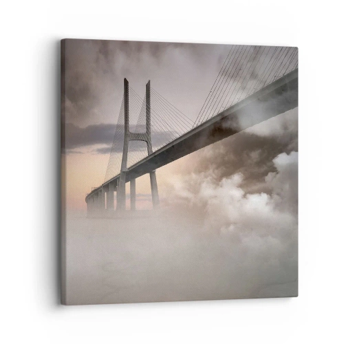 Tablou pe pânză - Lângă un râu care nu există - 30x30 cm