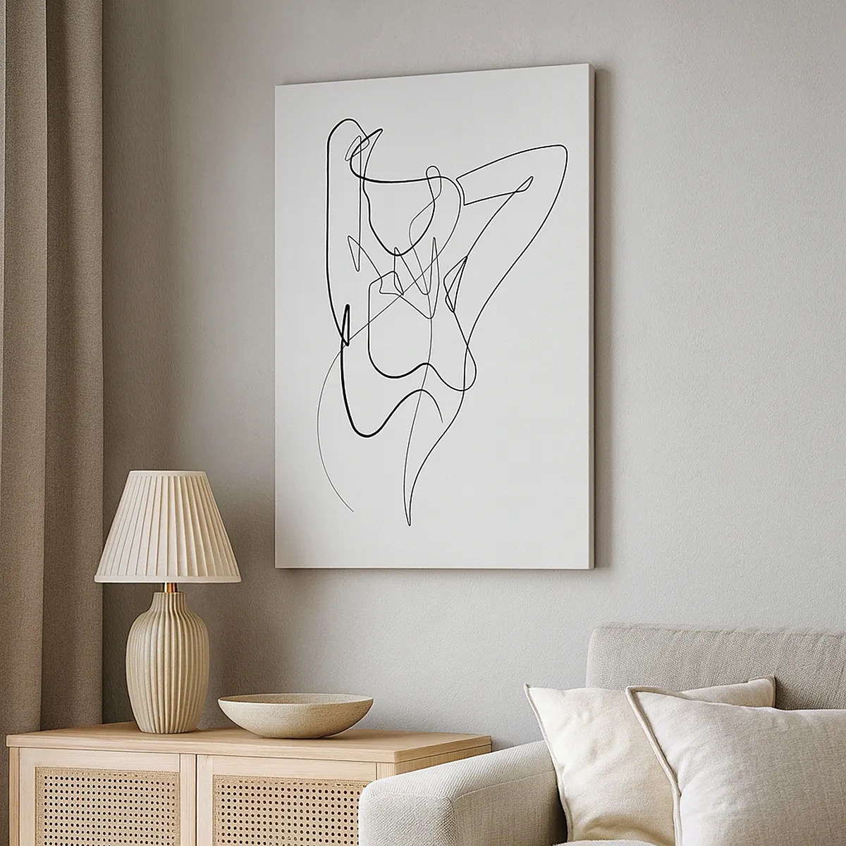 Tablou pe pânză - Cine ești tu? - 50x70 cm