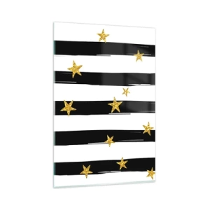 Tablou pe sticlă - Cu toții ne-am născut sub o stea norocoasă - 80x120 cm