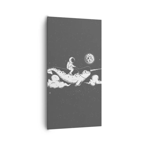 Tablou pe pânză - Cavalerul Spațial - 65x120 cm