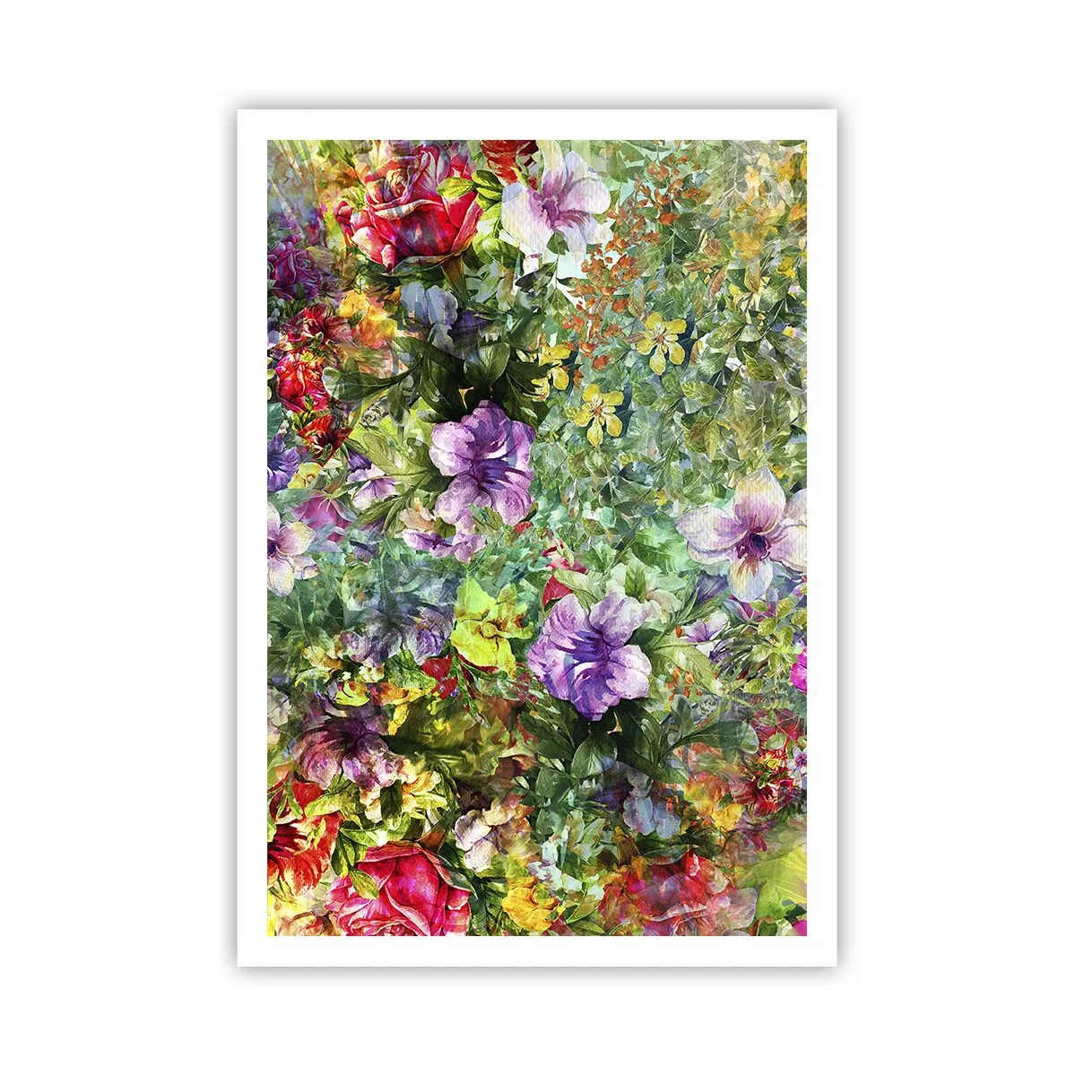 Poster - Să ne pierdem în flori - 70x100 cm