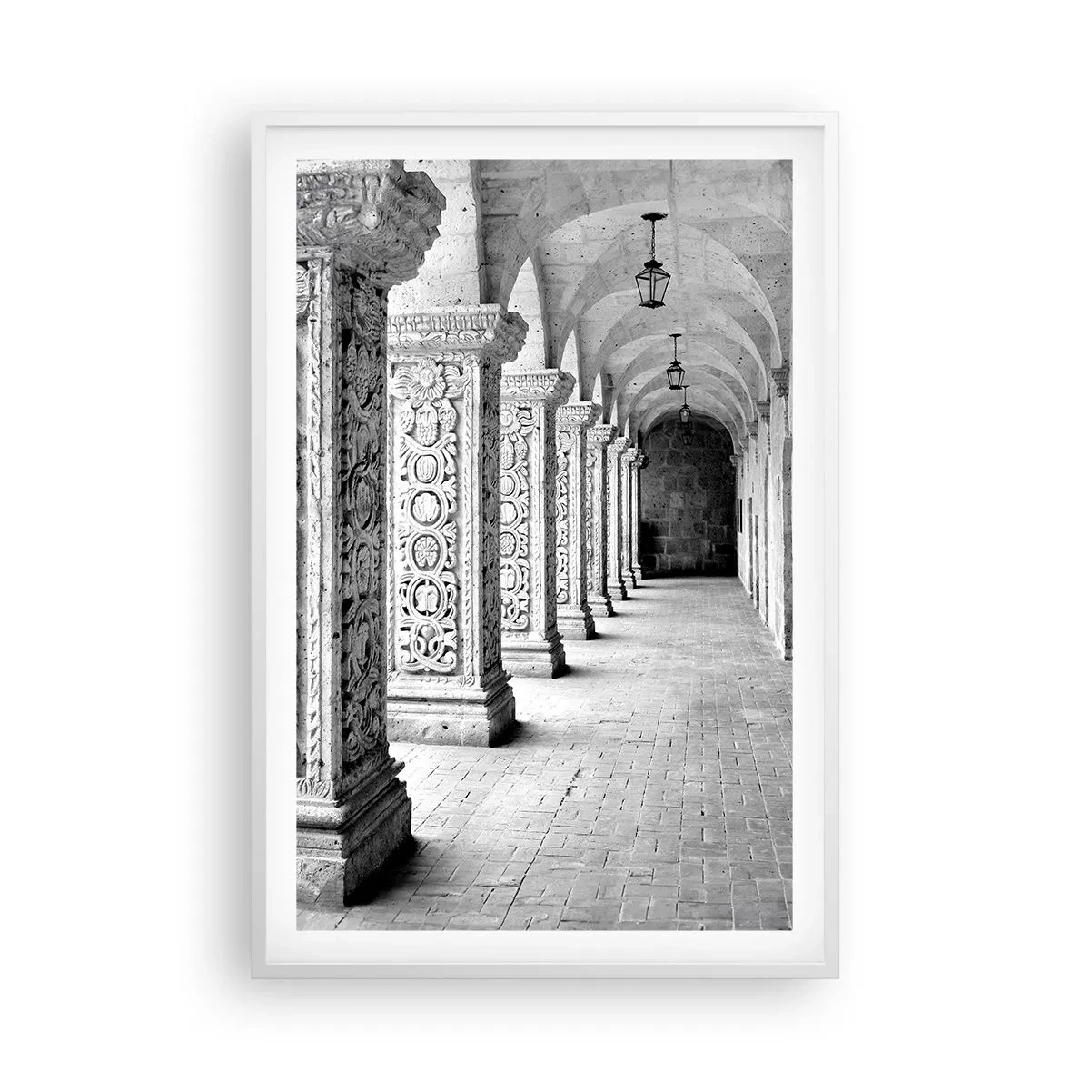 Poster în ramă albă - Și încotro…? - 61x91 cm