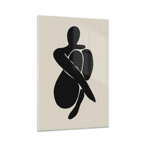 Tablou pe sticlă - În propriile îmbrățișări - 70x100 cm