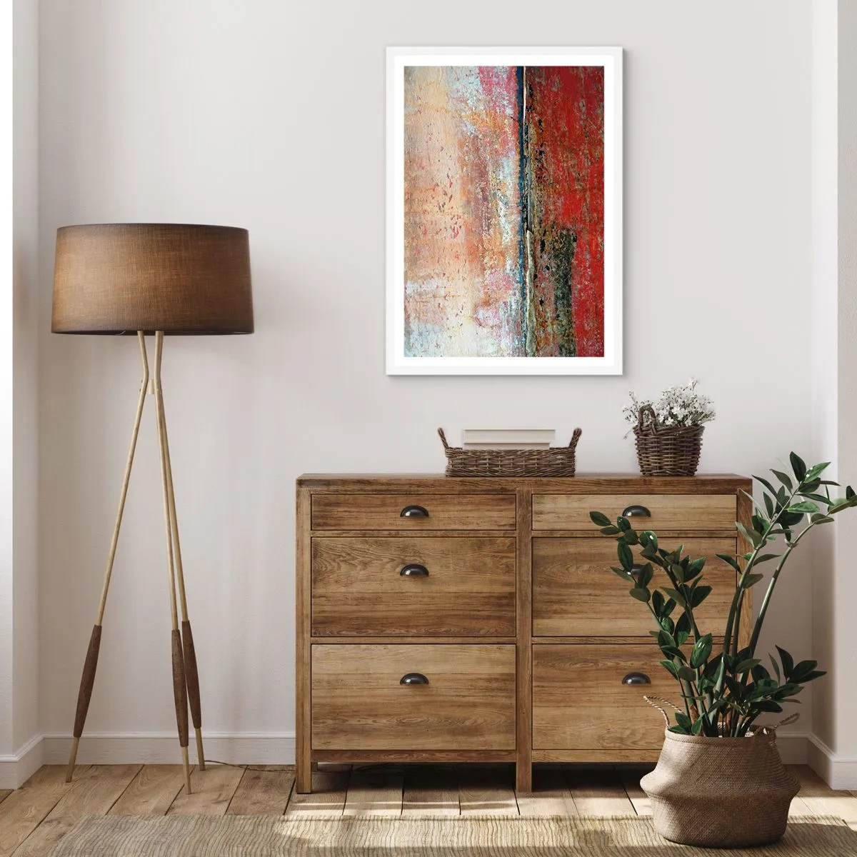 Poster în ramă albă - Oare este marea? - 40x50 cm