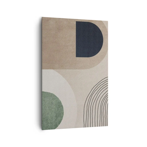 Tablou pe pânză - Blândețea ovalului - 80x120 cm