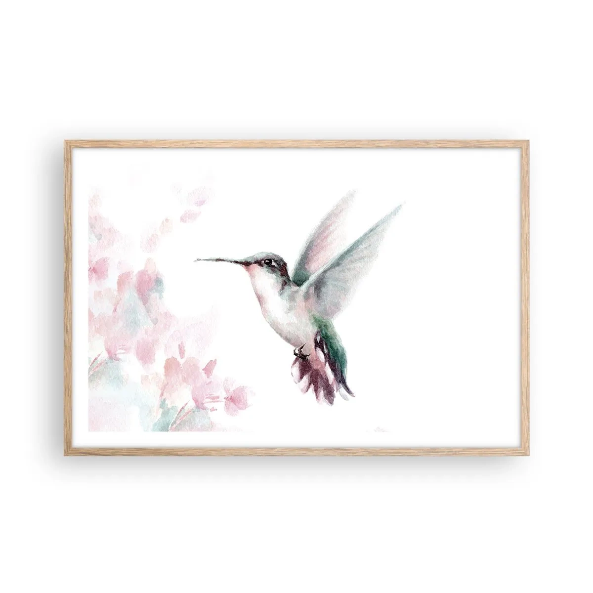 Poster în ramă de stejar deschis - Oprit în mișcare - 91x61 cm