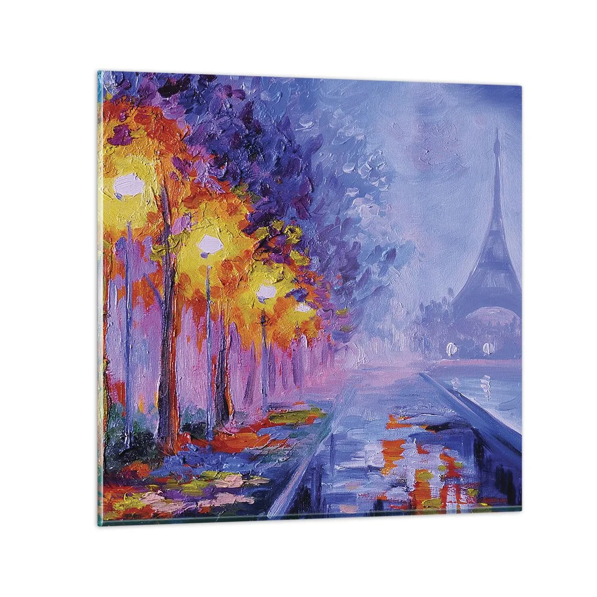 Tablou pe sticlă - O plimbare de vis - 60x60 cm