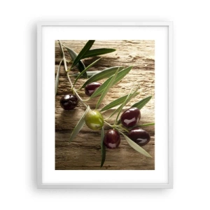 Poster în ramă albă - Direct din natură - 40x50 cm