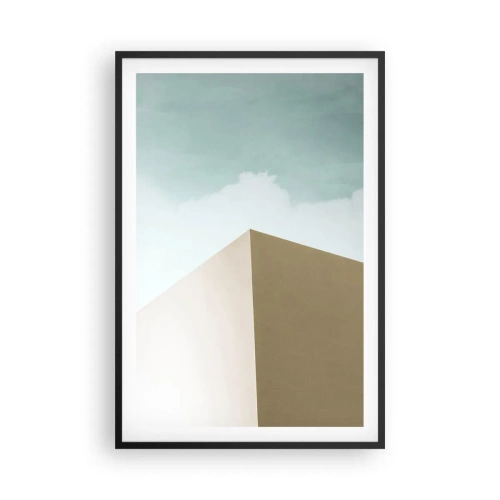 Poster în ramă neagră - Geometria unei veri însorite - 61x91 cm