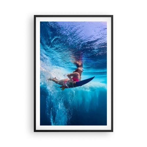 Poster în ramă neagră - Profunzimea bucuriei - 61x91 cm