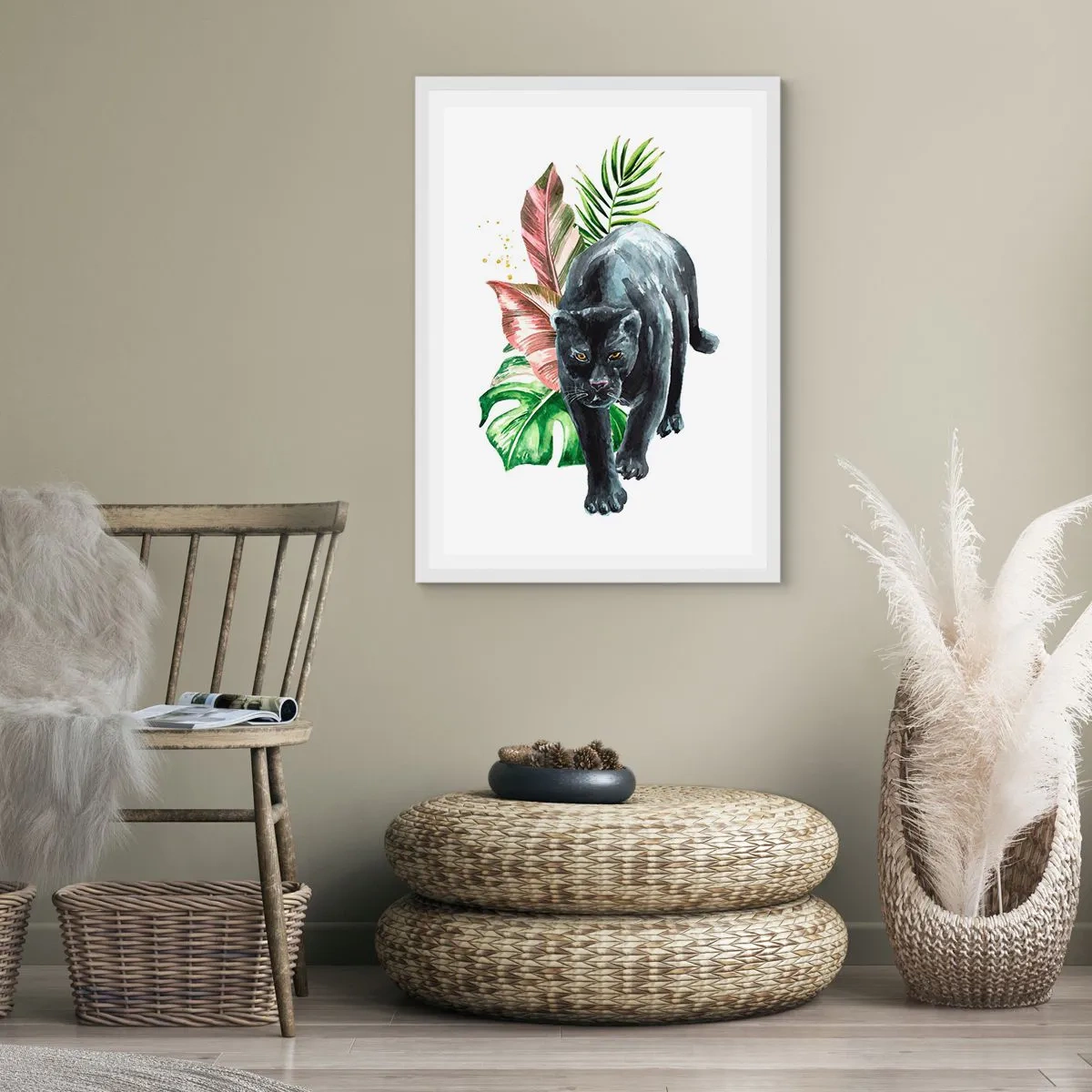 Poster în ramă albă - Sălbăticia inimii - 40x50 cm