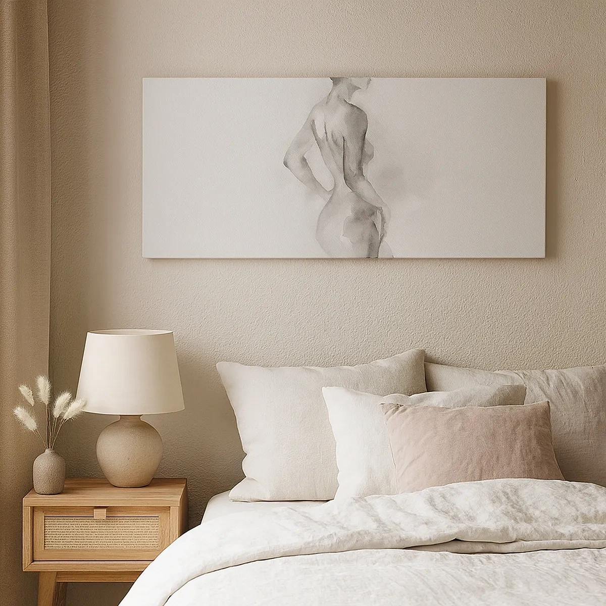 Tablou pe pânză - Frumoasă ca o pictură - 30x30 cm