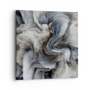 Tablou pe pânză - Piatră și floare - 30x30 cm