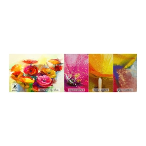 Mostră tapet Premium Sand - Nu numai roșu - Flori, macii, Grădină - 100x30 cm