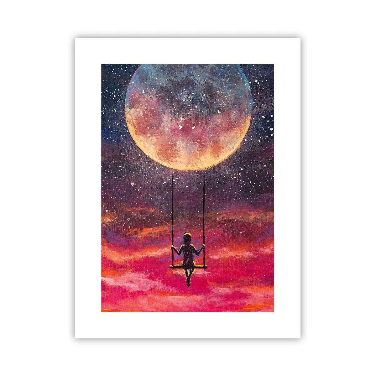 Poster - Cu capul în nori - 30x40 cm