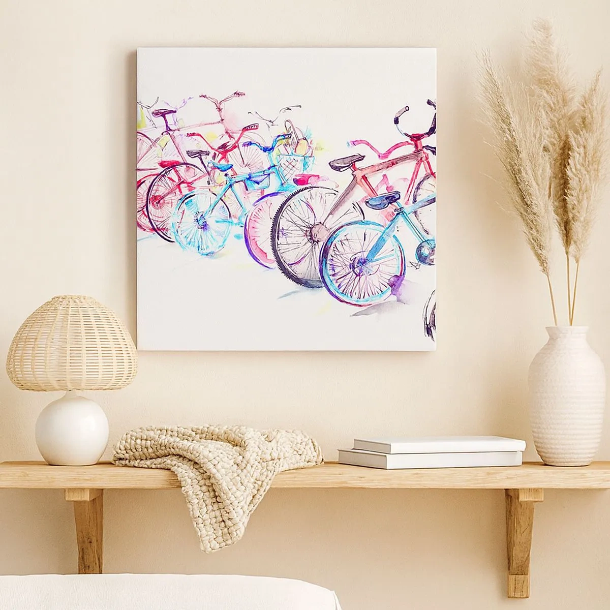 Tablou pe pânză - Reuniunea clubului Antymoto - 30x30 cm