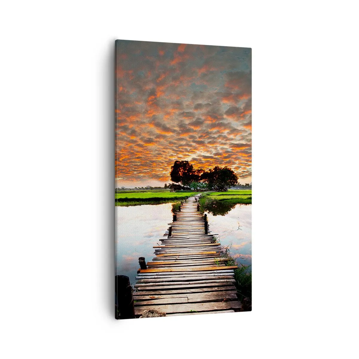 Tablou pe pânză - Întindeți brațele - respirați - 55x100 cm