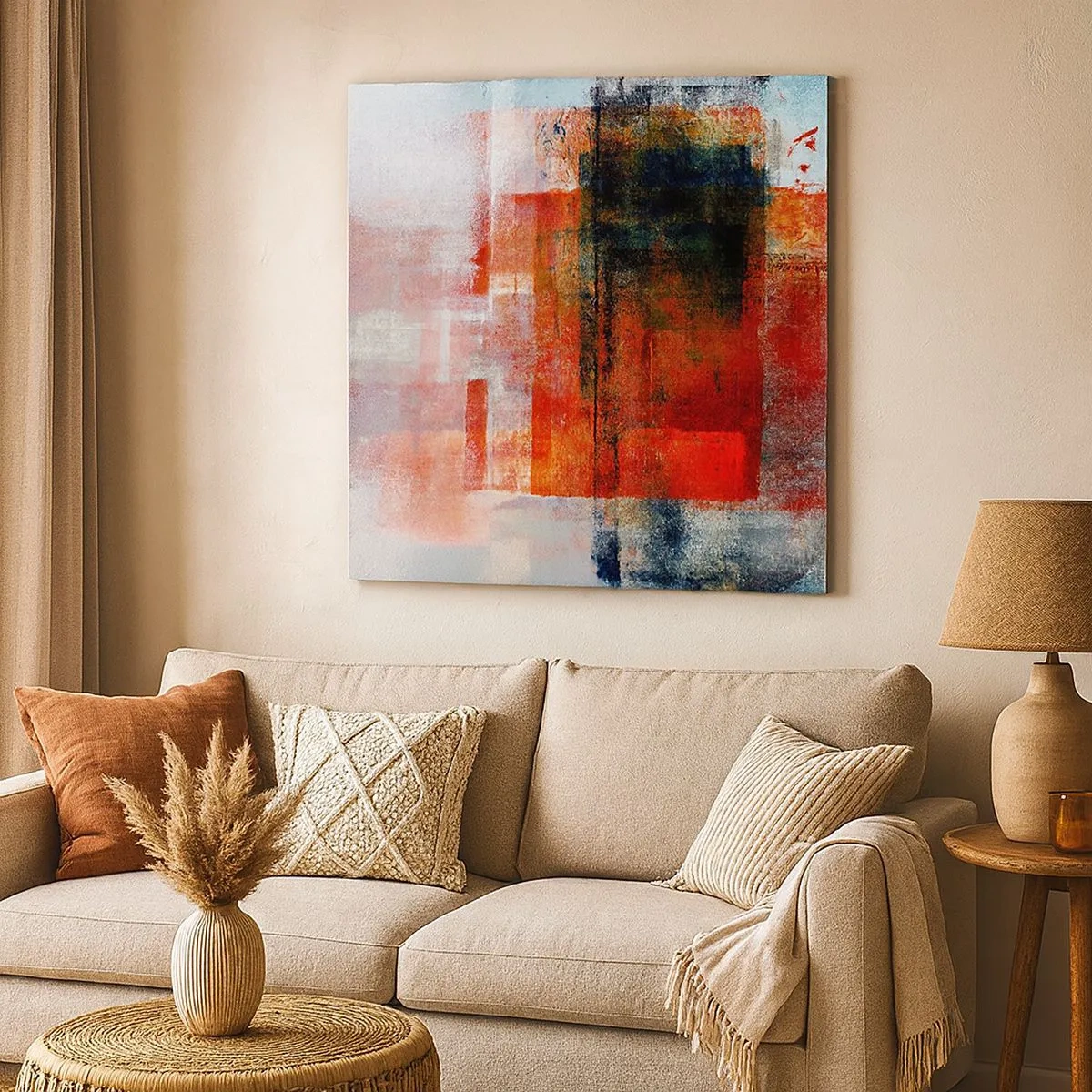 Tablou pe pânză - Compoziție înfocată - 30x30 cm