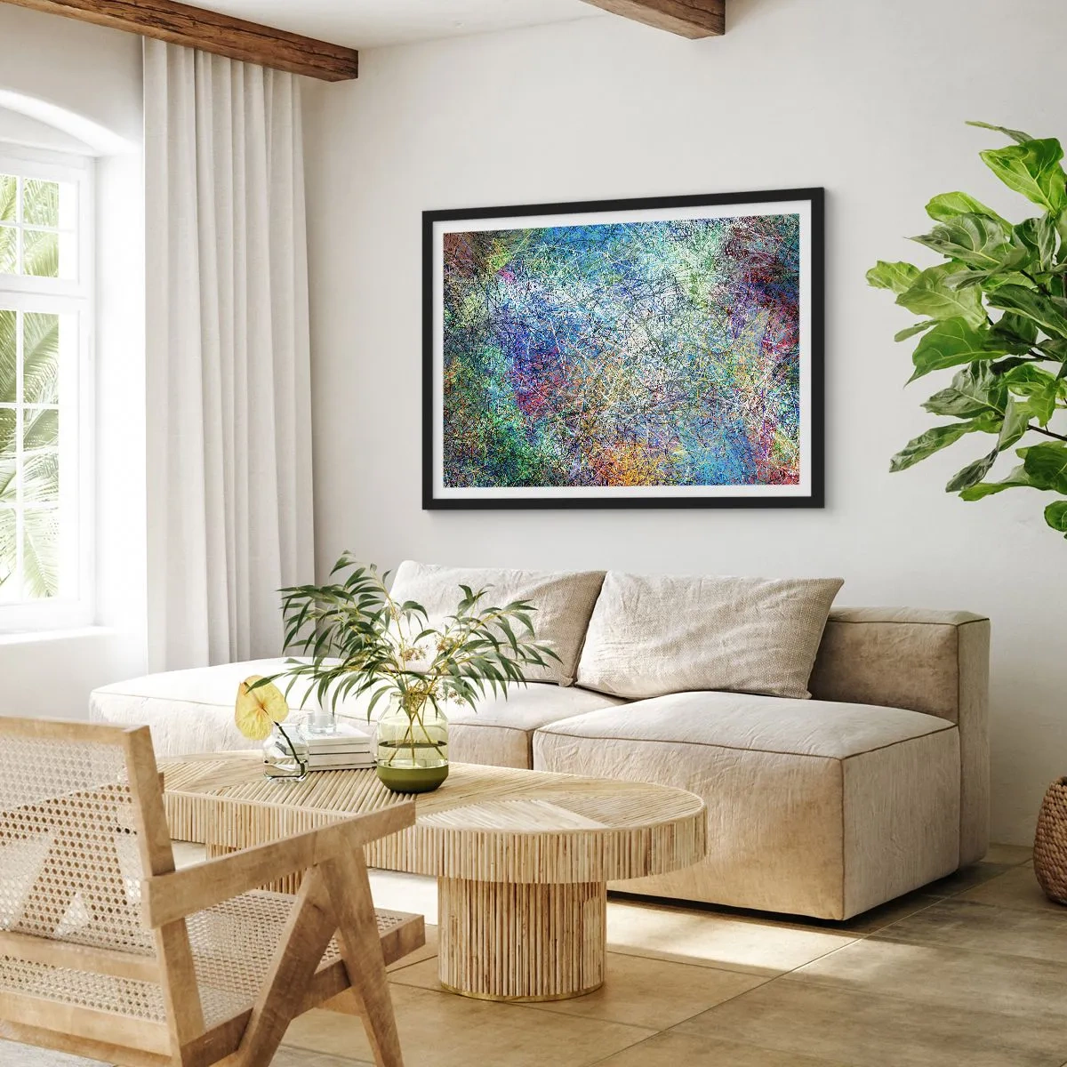 Poster în ramă neagră - Nu este atât de simplu - 70x50 cm