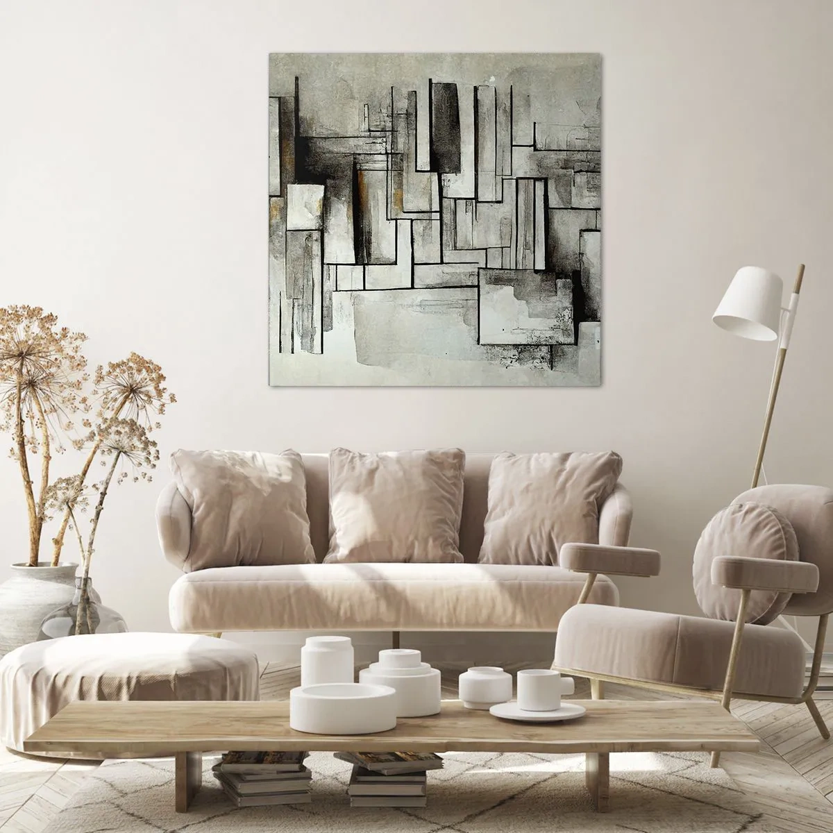 Tablou pe pânză - Puterea simplității - 70x70 cm