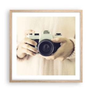 Poster în ramă de stejar deschis - Pentru a vedea mai multe... - 50x50 cm