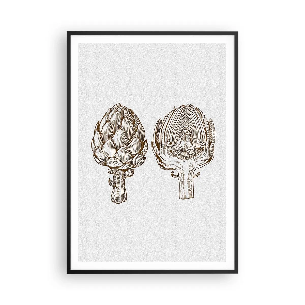 Poster în ramă neagră - Lecție de anatomie - 70x100 cm