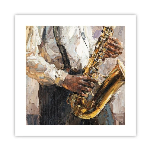 Poster - E timpul pentru a cânta solo - 40x40 cm