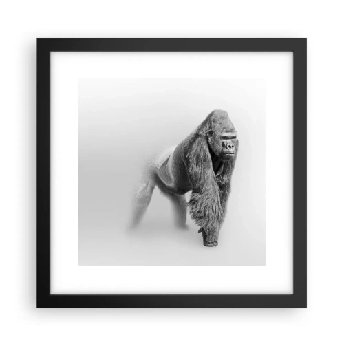 Poster în ramă neagră - Încrezător în puterea lui - 30x30 cm