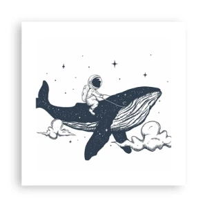 Poster - Aventura spațială - 40x40 cm