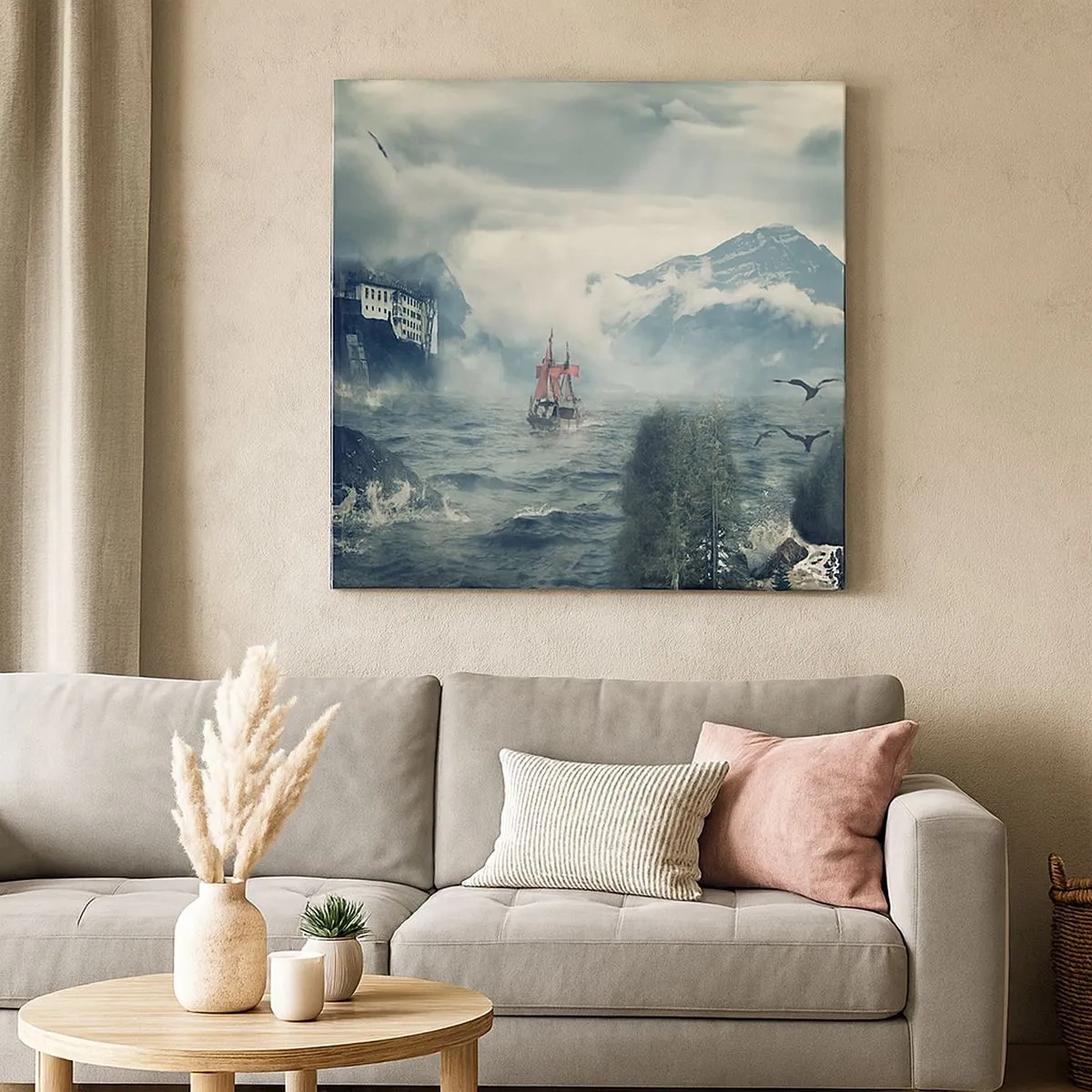 Tablou pe pânză - Pe ape magice - 30x30 cm