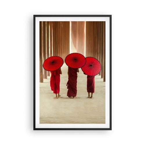 Poster în ramă neagră - Pe drumul spre Tărâmul Pur - 61x91 cm