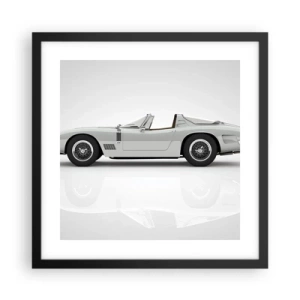 Poster în ramă neagră - Promisiunea distracției - 40x40 cm