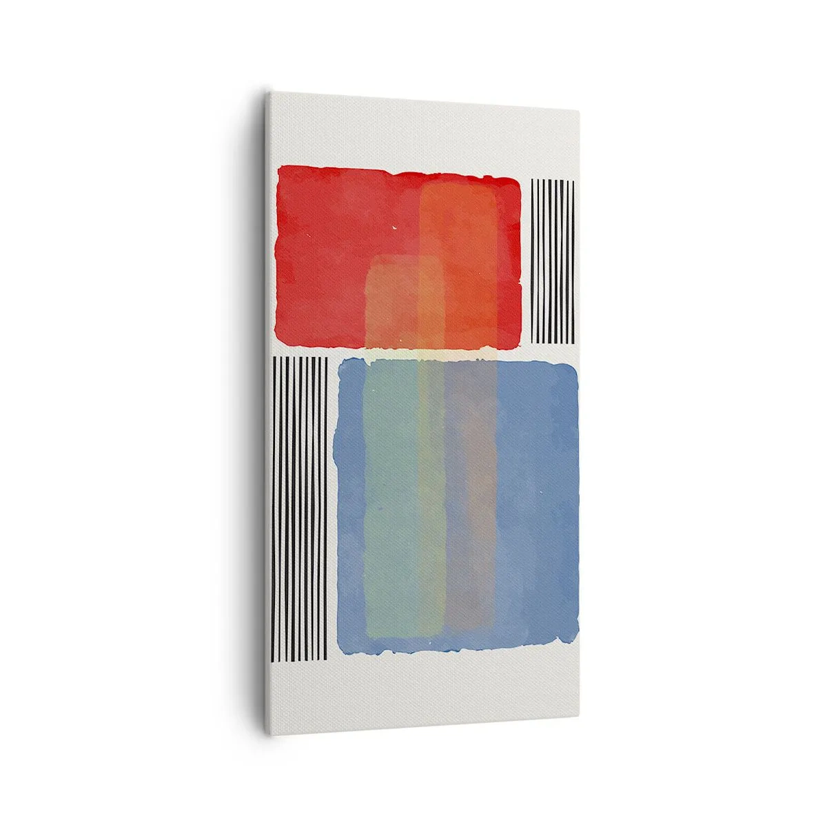 Tablou pe pânză - Spiritul și litera geometriei - 55x100 cm