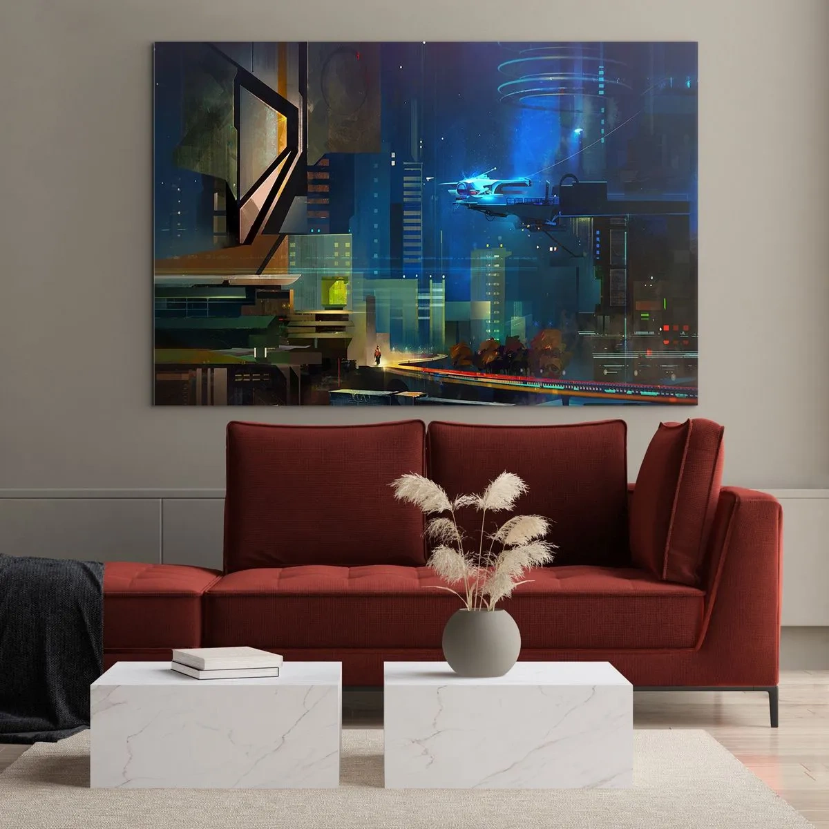 Tablou pe sticlă - În viitorul apropiat - 120x80 cm