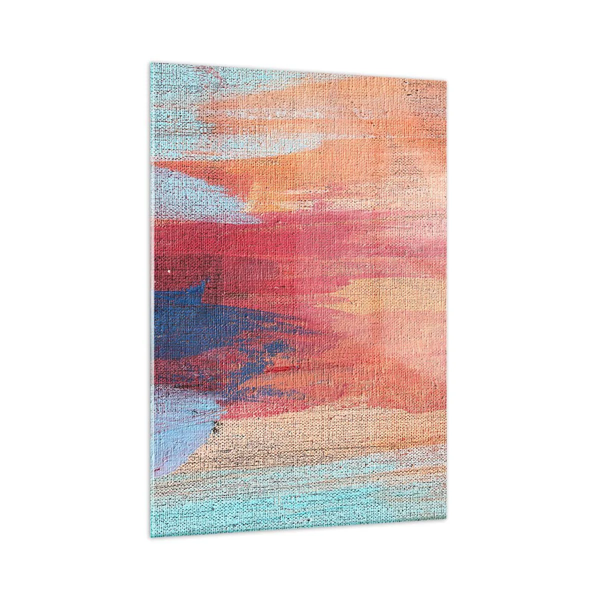 Tablou pe sticlă - Plutind prin curcubeu - 50x70 cm