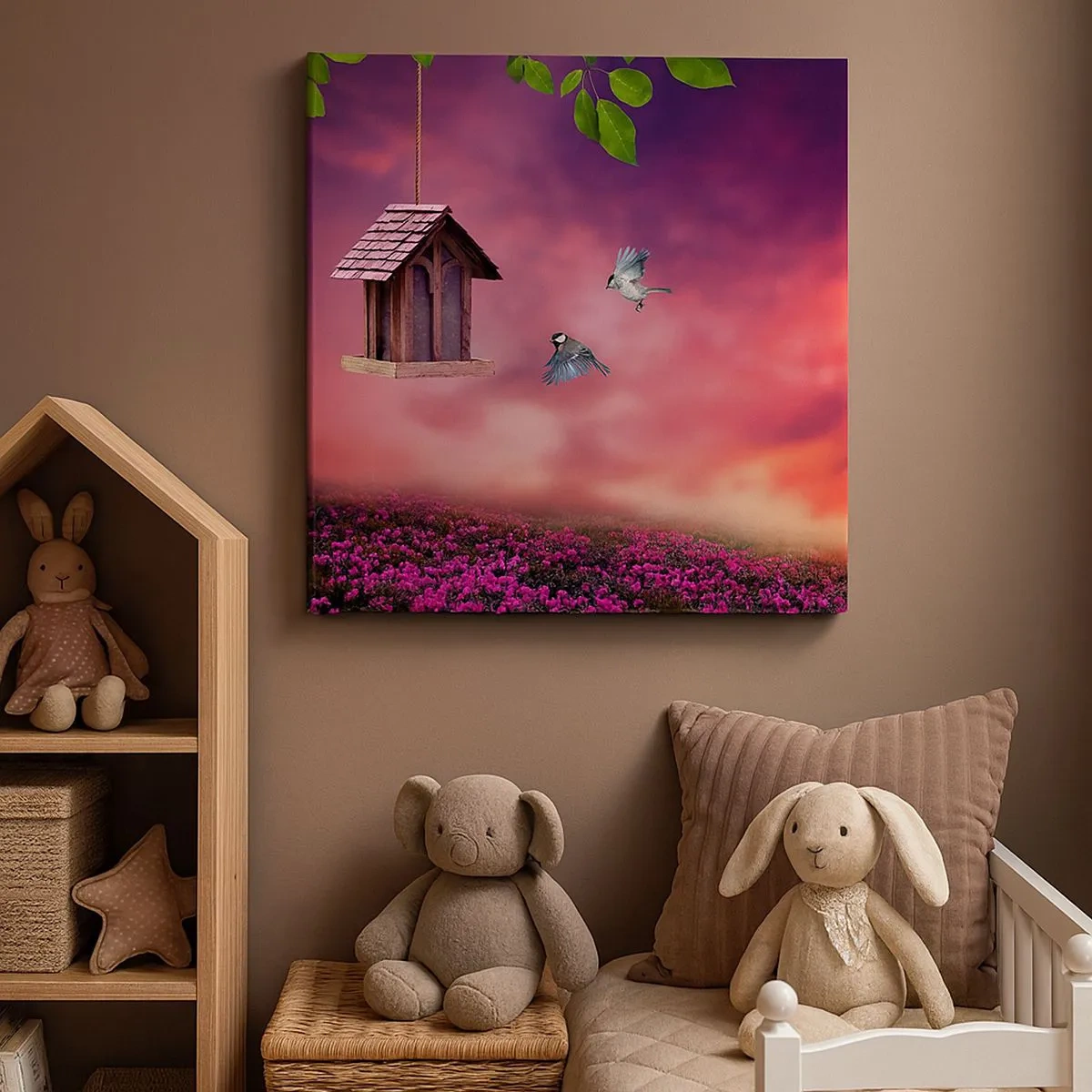 Tablou pe pânză - Invitație la cină - 30x30 cm