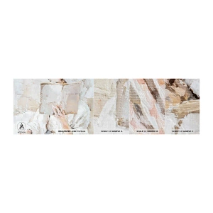 Mostră tapet Premium Canvas - Într-o altă lume - Bucată, Carte, Minimalism - 100x30 cm