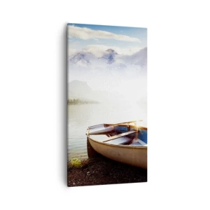 Tablou pe pânză - Peste apa mare și limpede - 55x100 cm