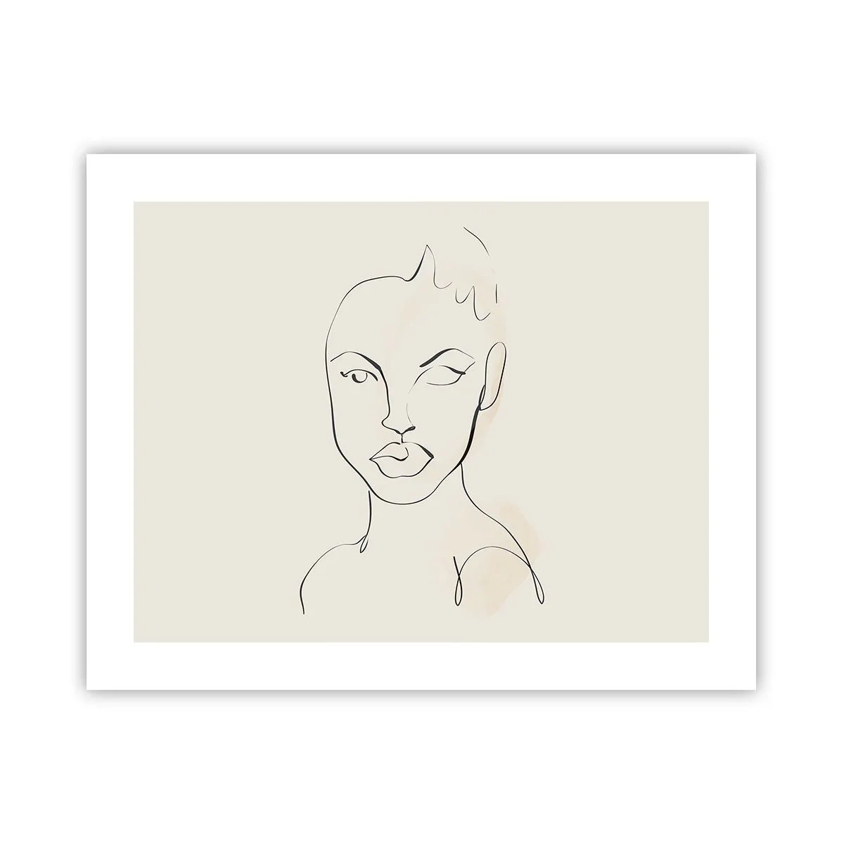 Poster - Schiță de senzualitate - 50x40 cm