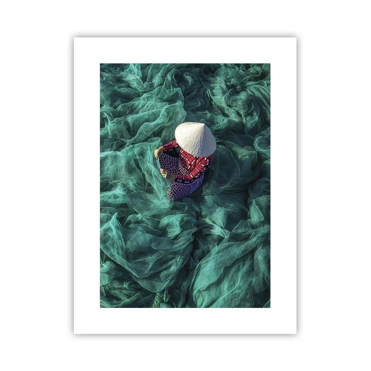 Poster - Într-o mare de rețea - 30x40 cm